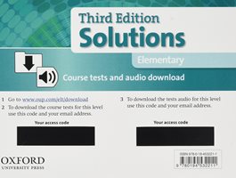 Solutions 3ED ELEMENTARY Tests Pack